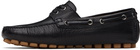 Valentino Garavani Black Driver Fastaway Buffalo Loafers