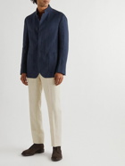 Kingsman - Tapered Linen Suit Trousers - Neutrals