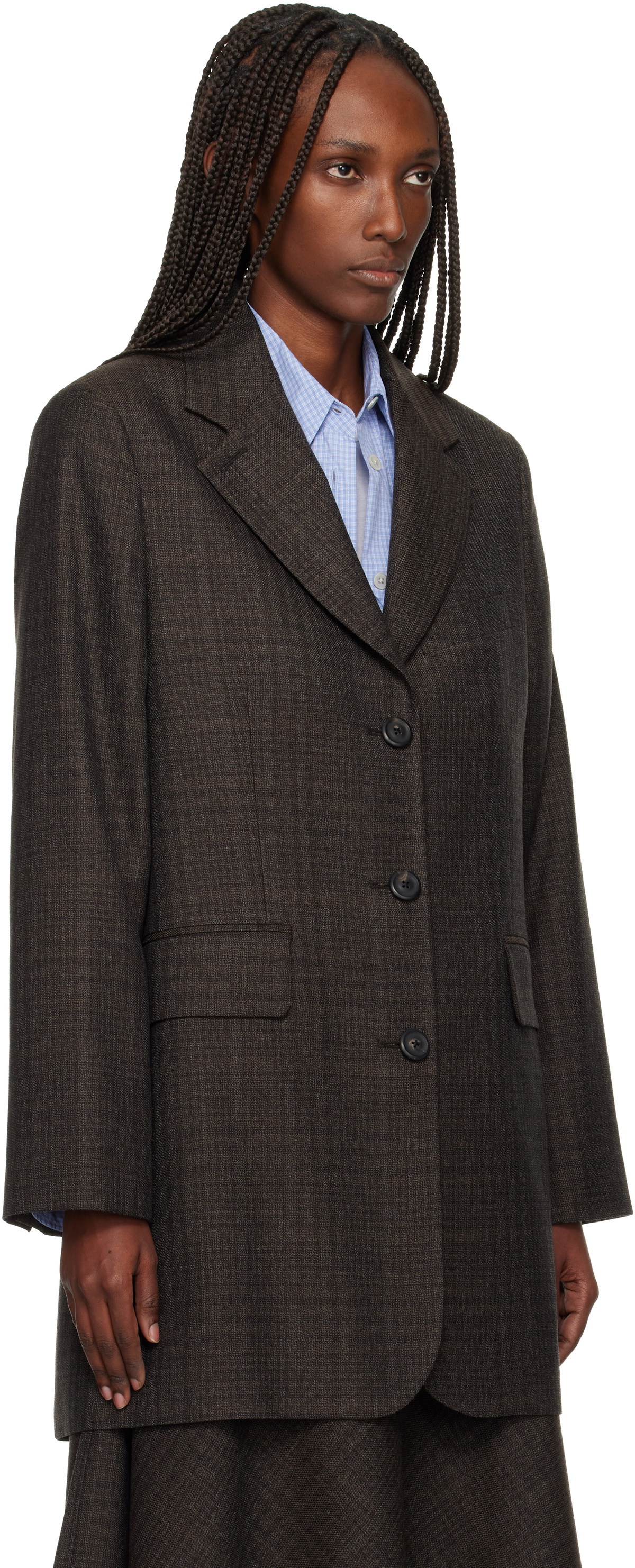 OUR LEGACY Brown Queens Blazer