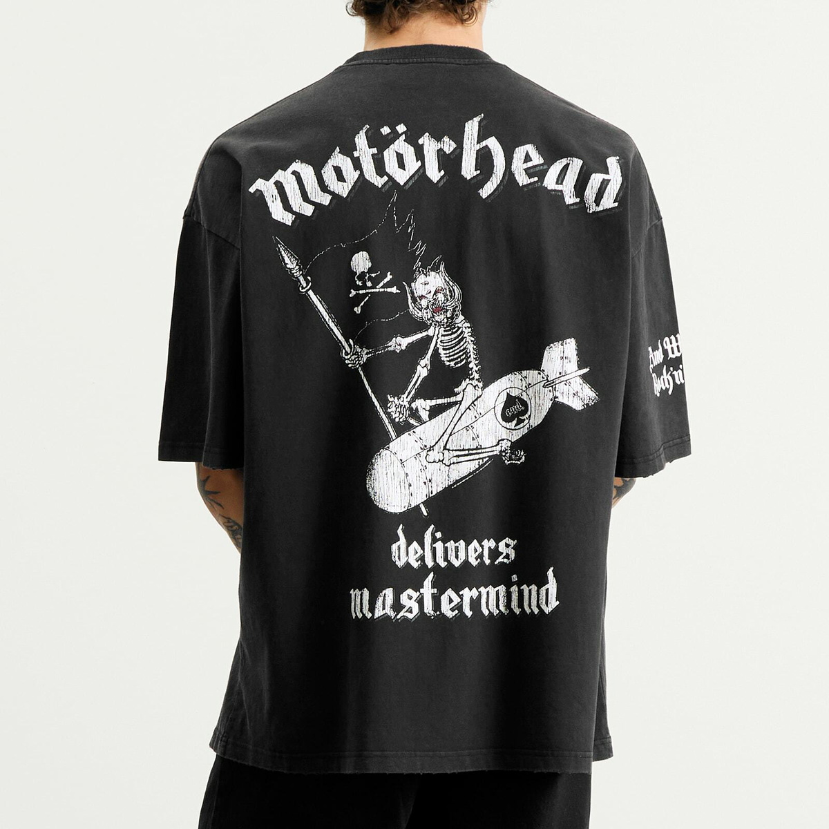 END. Men's x MASTERMIND WORLD x Motorhead Delivers T-Shirt in Black