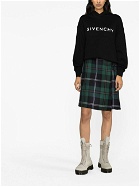 GIVENCHY - Logo Cotton Cropped Hoodie