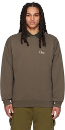 Dime Brown Classic Sweatshirt