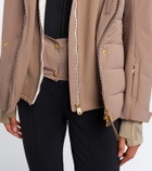 Bogner Elva belted hooded ski jacket