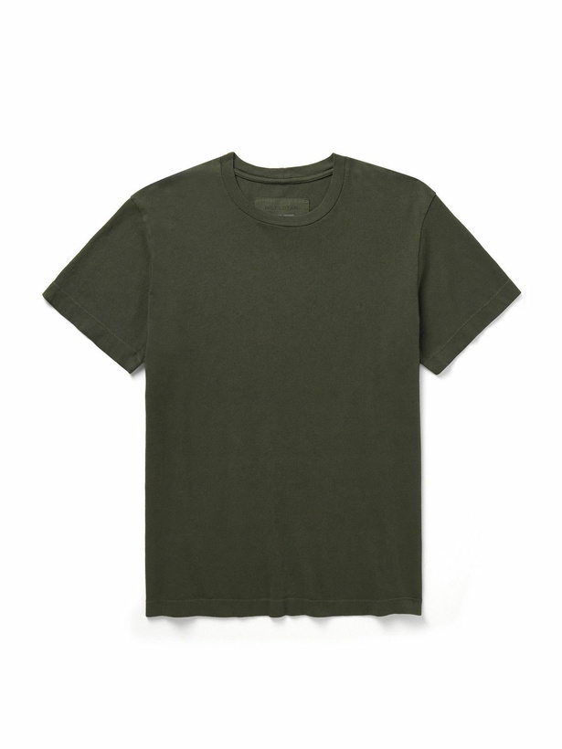 Photo: Nili Lotan - Bradley Cotton-Jersey T-Shirt - Green