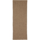 Cawley Brown Check Cotton/Wool Twill Scarf