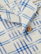 Visvim - Crosby Convertible-Collar Cotton and Linen-Blend Shirt - Neutrals