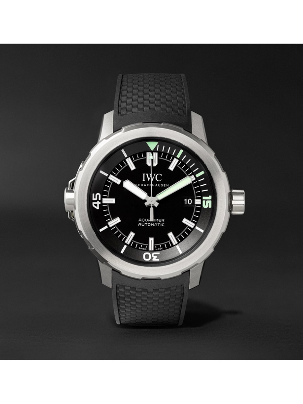 Photo: IWC Schaffhausen - Aquatimer Automatic 42mm Stainless Steel and Rubber Watch, Ref. No. IW329001