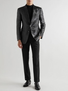 TOM FORD - Slim-Fit Metallic Jacquard Tuxedo Jacket - Black
