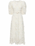 ZIMMERMANN Halliday Flower Lace Midi Dress