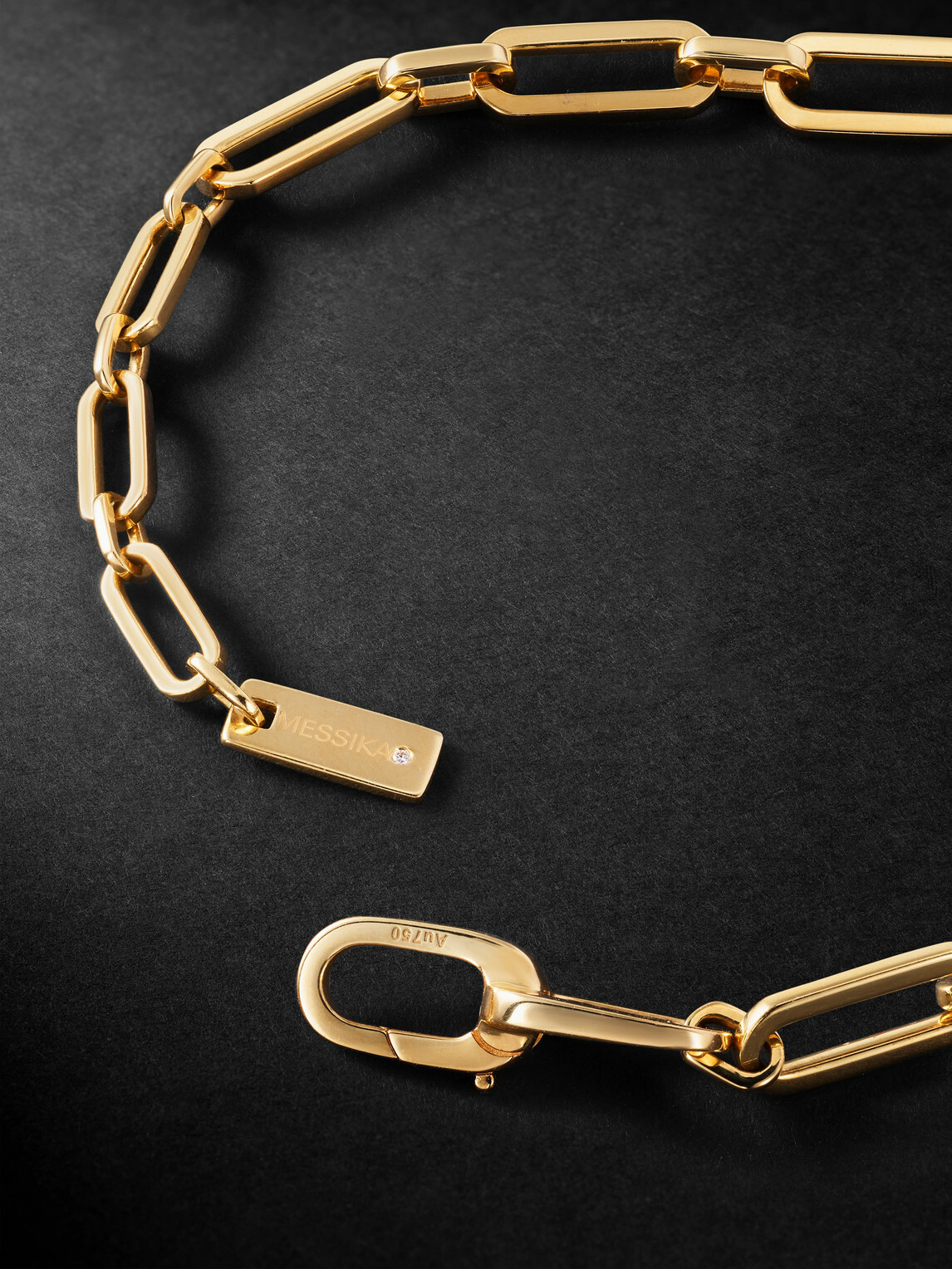 Messika - Gold Diamond Chain Bracelet