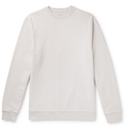 Oliver Spencer Loungewear - Harris Brushed Fleece-Back Cotton-Jersey Sweatshirt - Gray