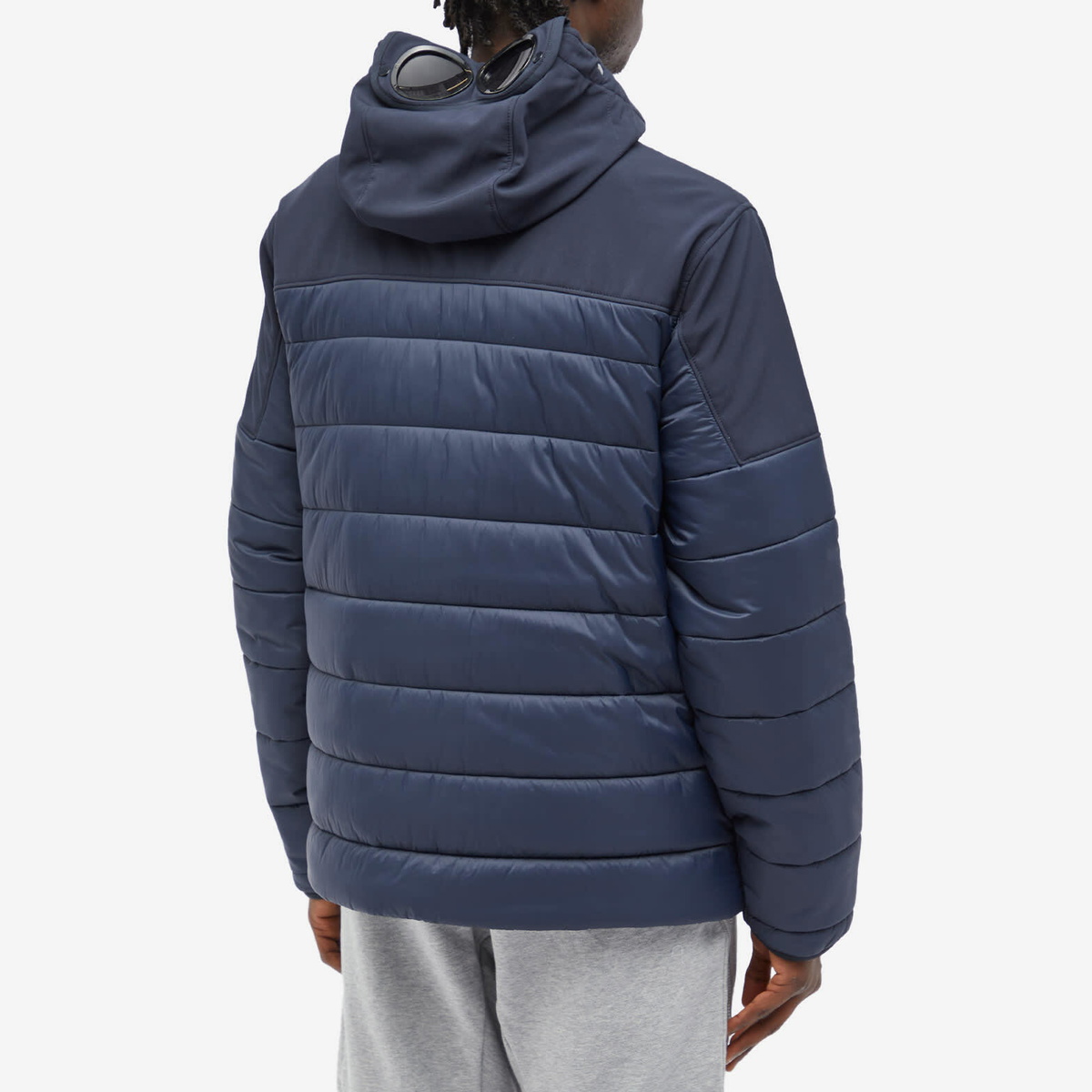 C.P. Company Men's Shell-R Mixed Goggle Jacket in Total C.P. Company Men's Shell-R Mixed Goggle Jacket in Total