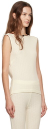 Caro Editions Off-White Alexa Tank Top