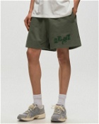 Adish Tatreez Logo French Terry Shorts Green - Mens - Sport & Team Shorts