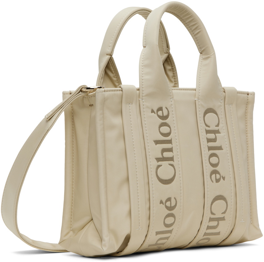 Chloé Off-White Small Woody Tote Chloe