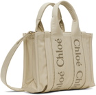 Chloé Off-White Small Woody Tote