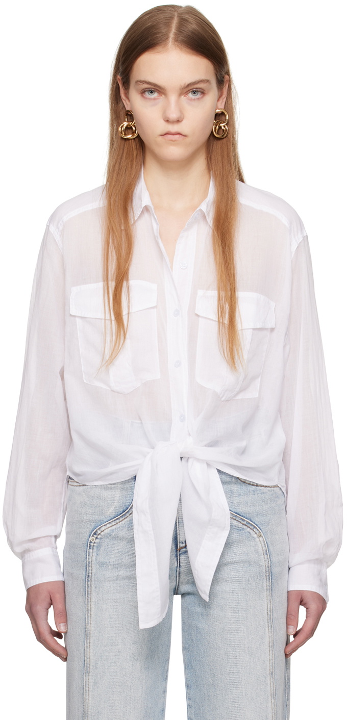 Isabel Marant Etoile White Nath Shirt Isabel Marant Etoile