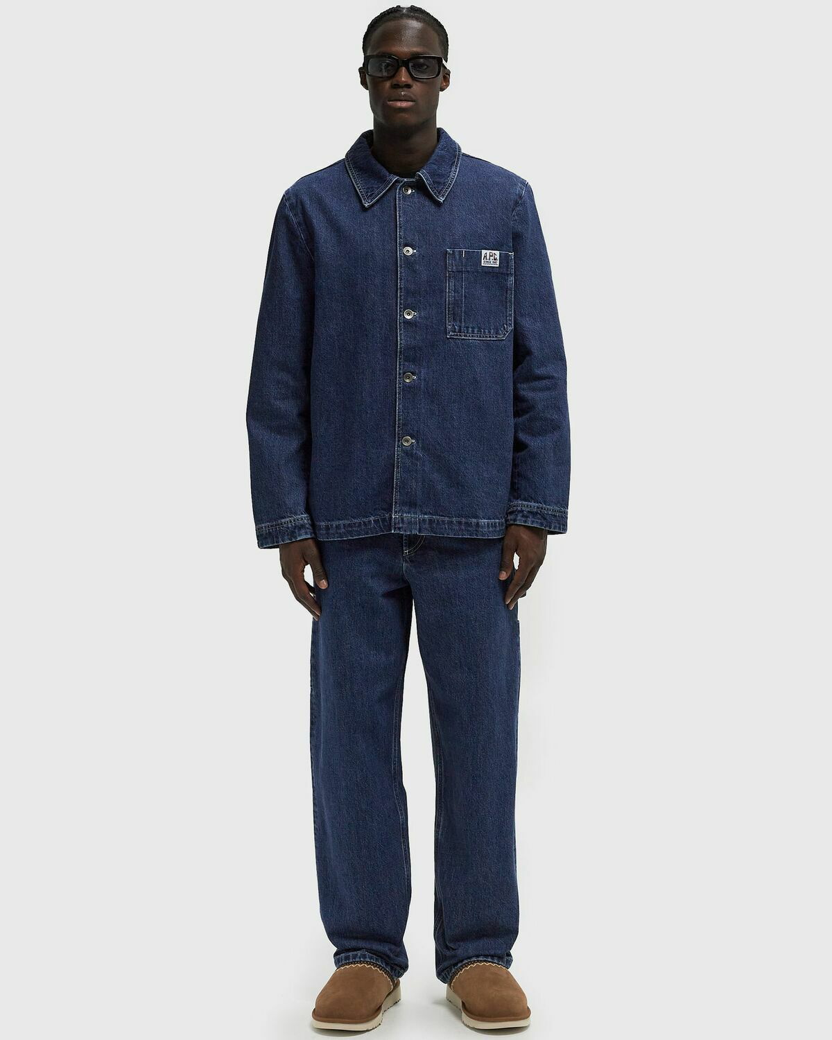 A.P.C. VESTE RALPH JACKET Blue Mens Denim Jacket A.P.C.