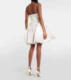 Danielle Frankel Bridal Estelle satin twill minidress