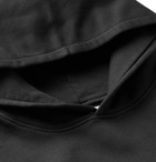 Pasadena Leisure Club - Printed Fleece-Back Cotton-Jersey Hoodie - Black
