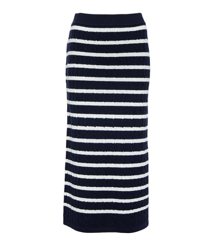 Photo: Polo Ralph Lauren Cable-knit wool midi skirt