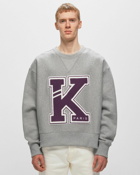 Kenzo College Exagerated Sweat Grey - Mens - Sweatshirts