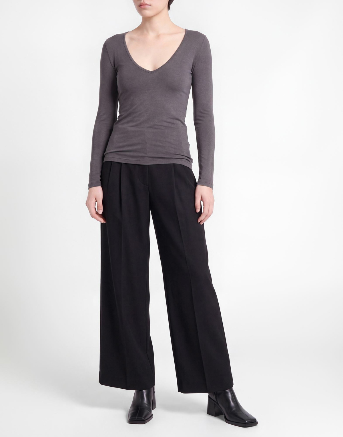Majestic Filatures Womens T-shirt Charcoal