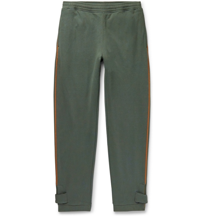 Photo: Loewe - Eye/LOEWE/Nature Fleece-Back Cotton-Jersey Sweatpants - Green