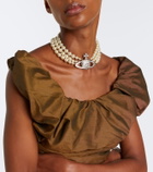 Vivienne Westwood Ginnie off-shoulder twill top