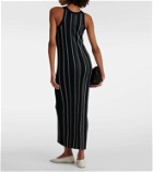 Toteme Striped ribbed-knit maxi dress
