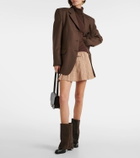 See By Chloé Melia 90 leather and suede boots