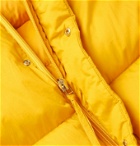 Moncler Genius - 1 Moncler JW Anderson Logo-Appliquéd Quilted Cotton Hooded Down Jacket - Yellow