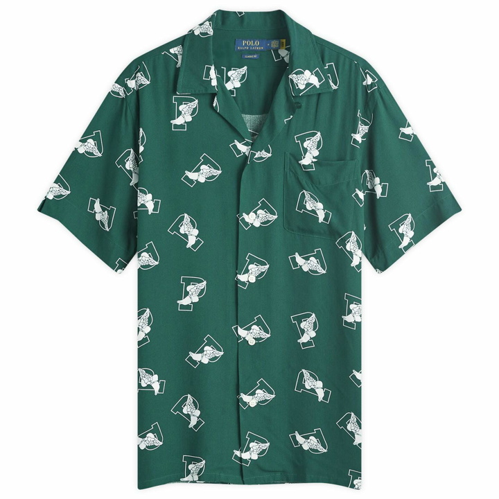 Photo: Polo Ralph Lauren Men's Wings Print Vacation Shirt in P Wing Toss
