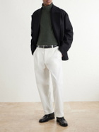De Petrillo - Merino Wool and Cashmere-Blend Rollneck Sweater - Green