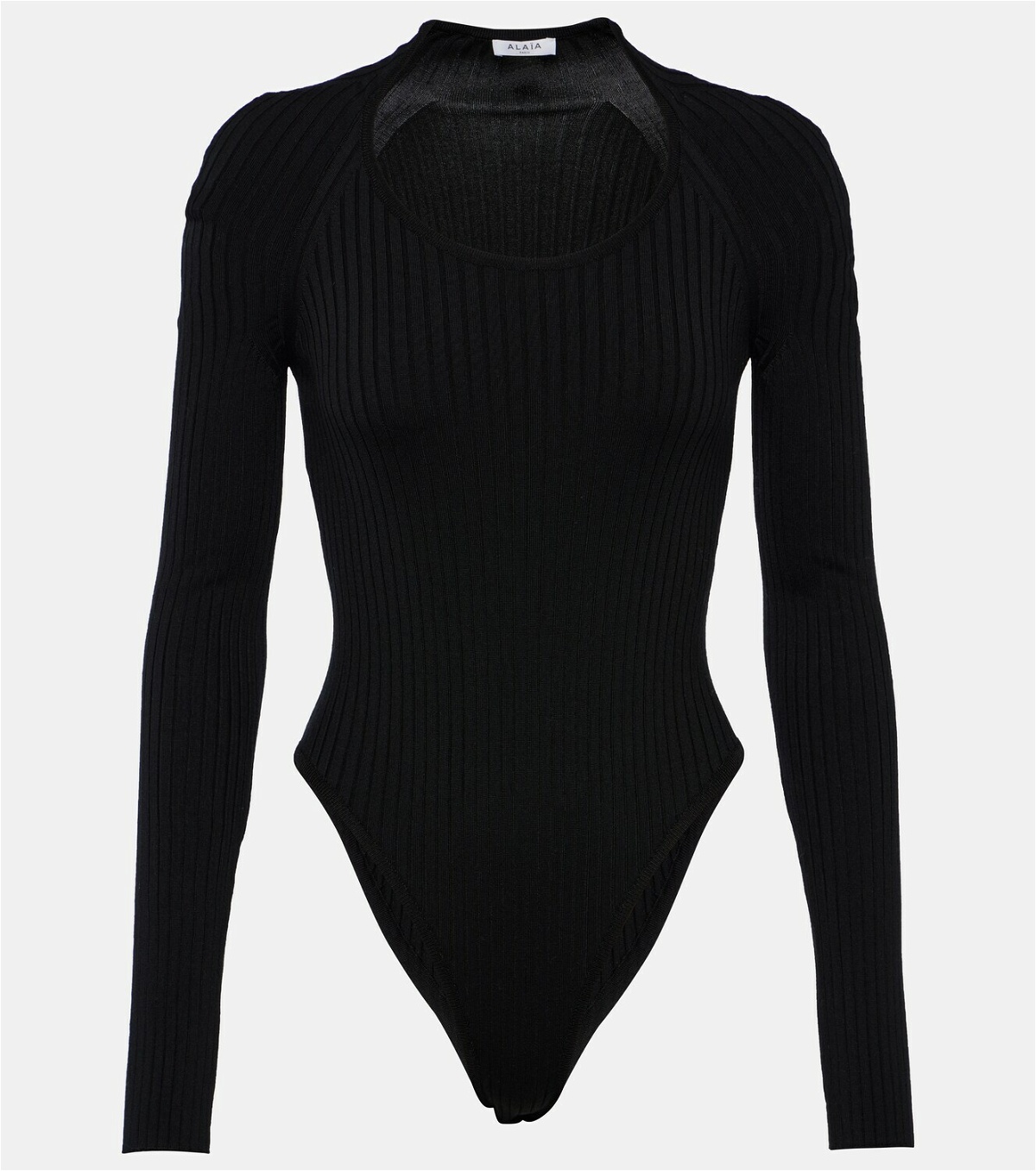 Alaïa Ribbed-knit bodysuit ALAÏA