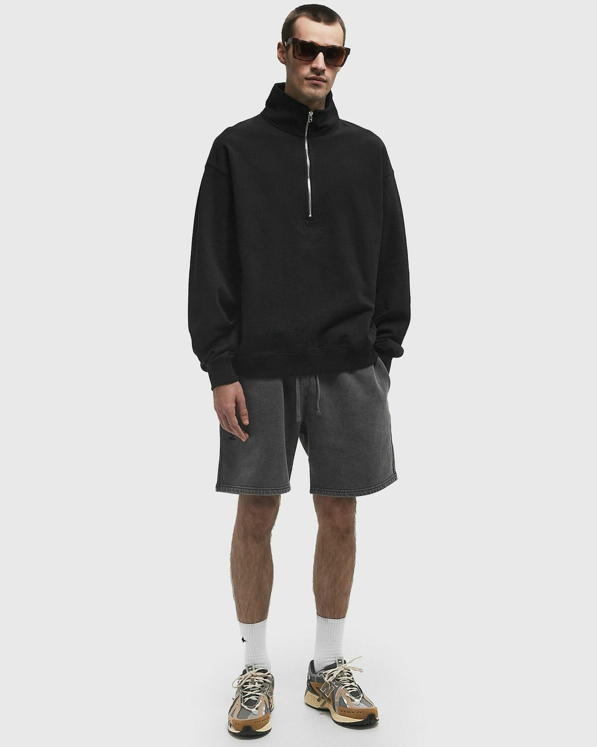 New Amsterdam LOGO HALF ZIP pink Mens Half-Zip