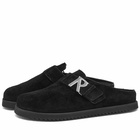 Represent Men's Initail Suede Mule in Black