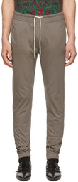 Saint Laurent Taupe Organic Cotton Lounge Pants