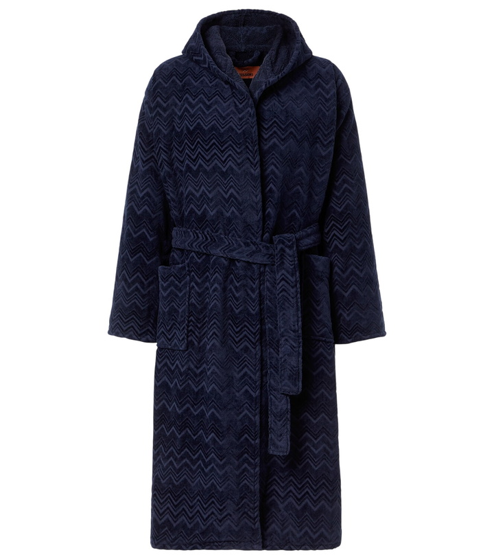 Photo: Missoni Zigzag cotton bathrobe