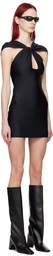 Coperni Black Twisted Minidress