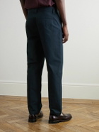 FRAME - Straight-Leg Cotton-Twill Chinos - Blue