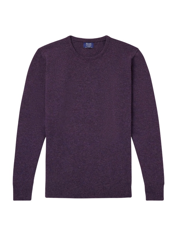 Photo: William Lockie - Wool Sweater - Purple