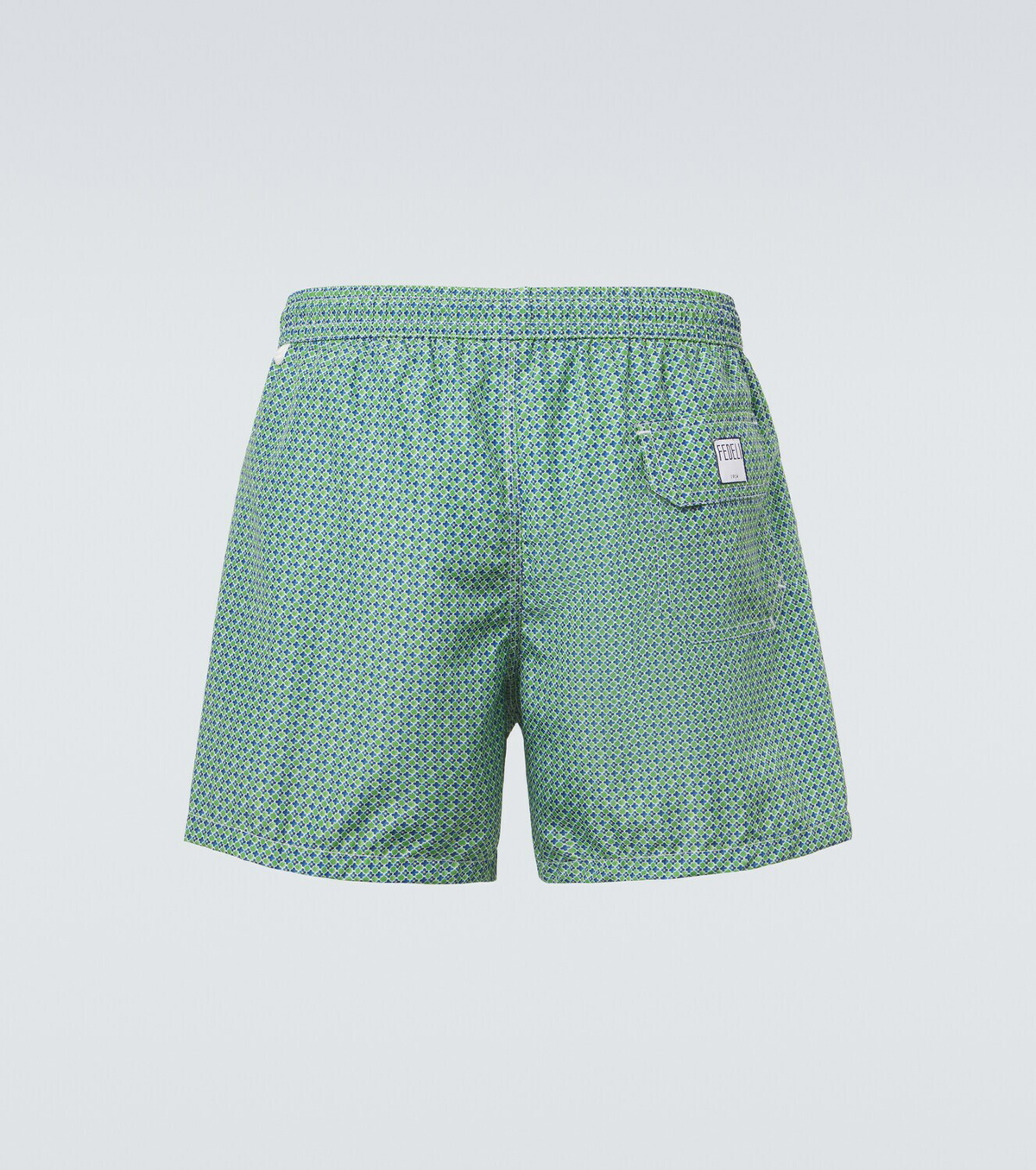 Fedeli Madeira printed swim trunks