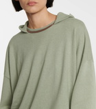 Brunello Cucinelli Embellished cashmere hoodie