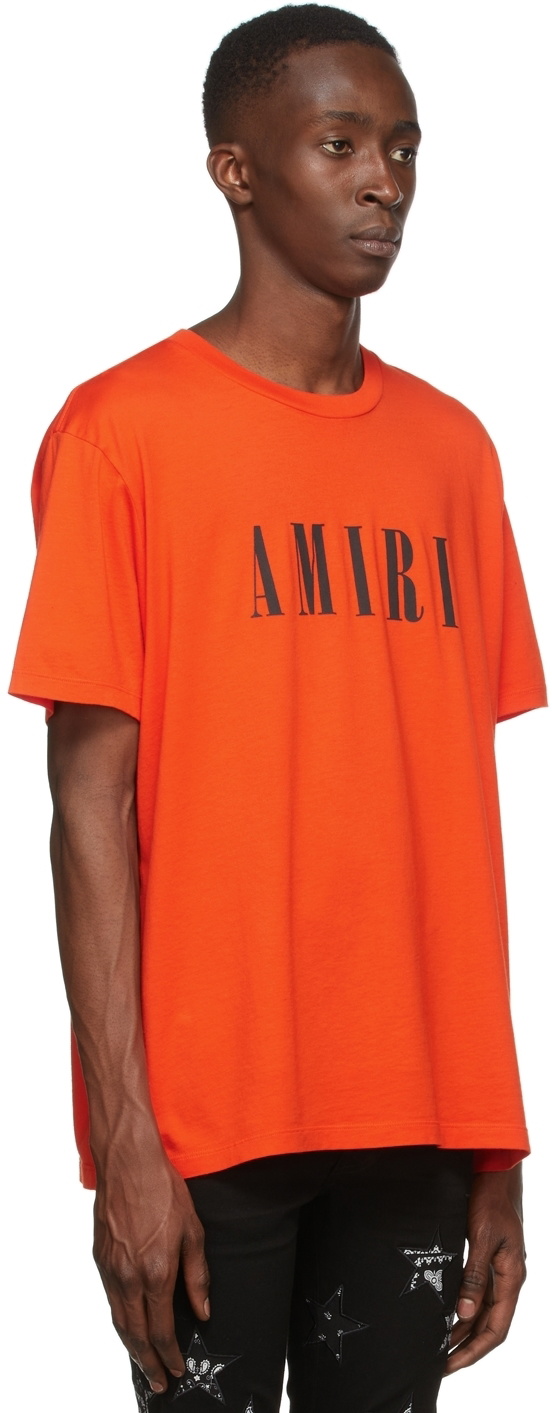 Amiri Core Logo Print T-shirt in Red for Men