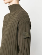 STONE ISLAND - Cotton Blend Turtle-neck Jumper