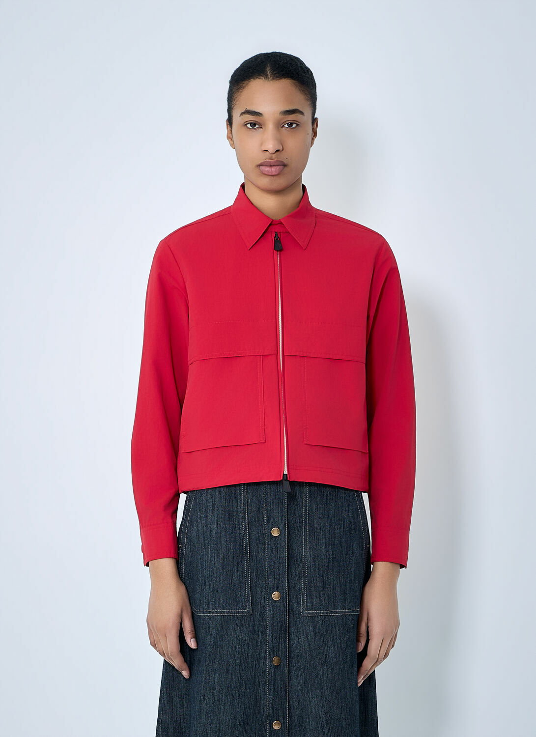 Moncler Grenoble Zip-Up Cotton Jacket