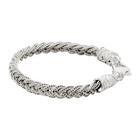 Emanuele Bicocchi Silver Braided Bracelet