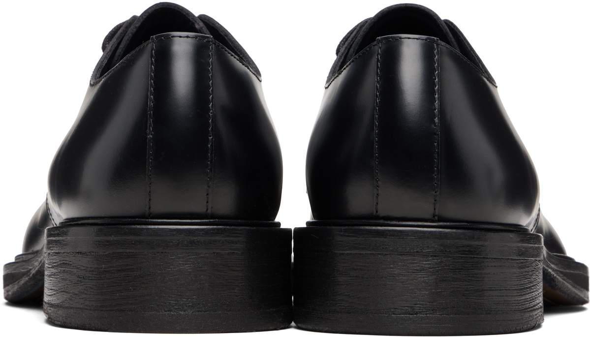 Acne Studios Black Lace-Up Leather Derbys