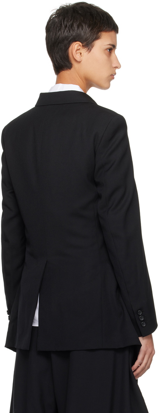 Black Comme des Garçons Black Buckle Blazer